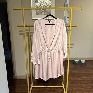 Express Blush Long Sleeve Dress